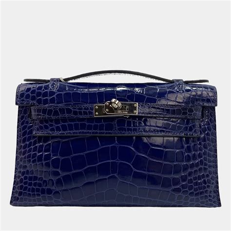 hermes kelly pochette cut bag|Hermes kelly crocodile price.